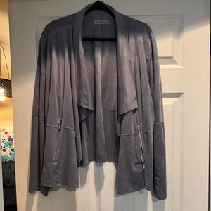 2X Suede Open Jacket